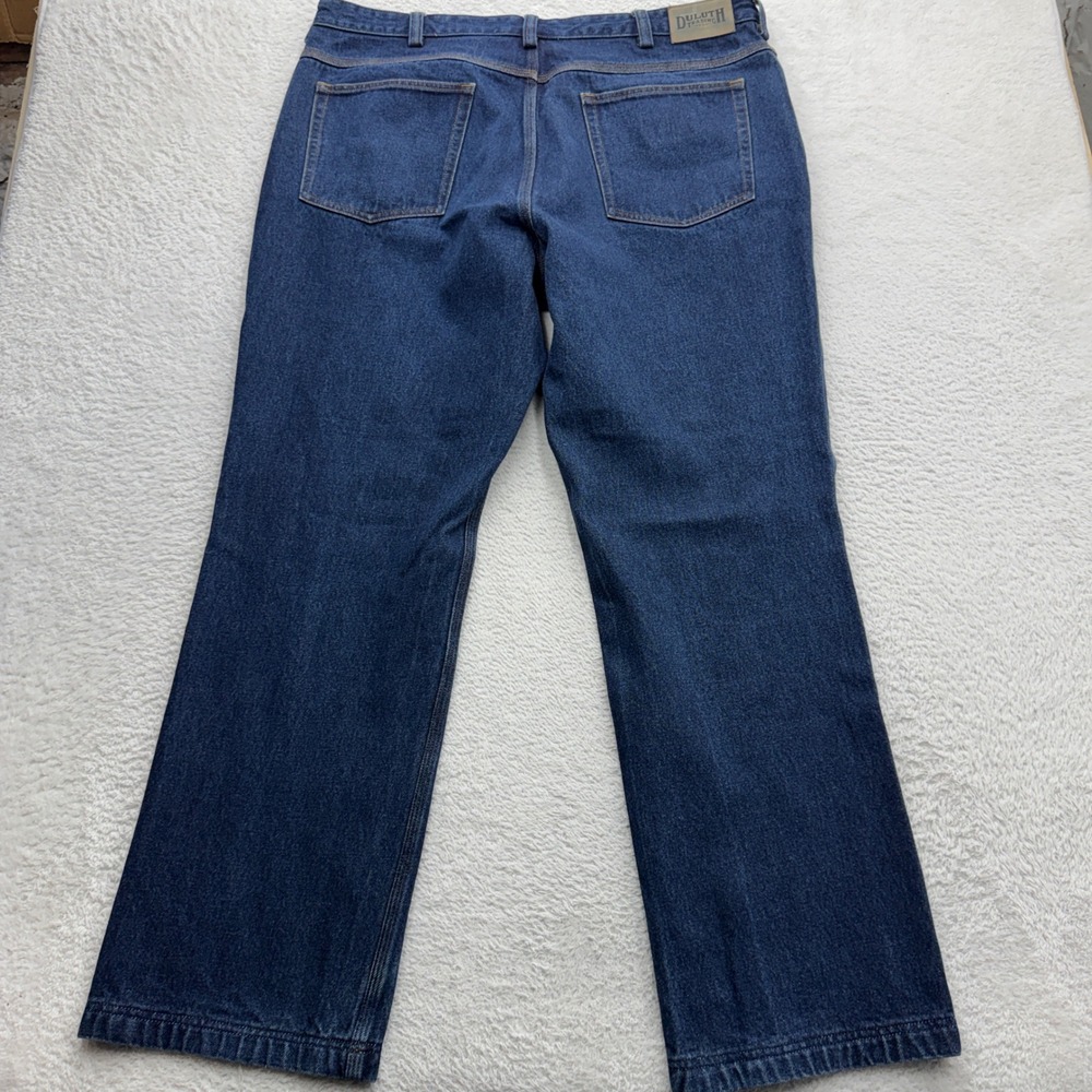Duluth Trading Co Ballroom Jeans Mens 40x32 Blue Relaxed Fit Cotton Denim - Picture 7 of 8